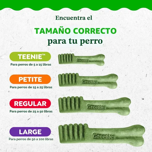 Miniatura 12 de Greenies Golosinas dentales regulares originales para perros, paquete de 54 onzas (54 golosinas)