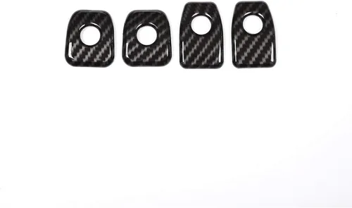 Miniatura 8 de YIWANG Adhesivo de fibra de carbono para puerta de coche, 4 unidades, para BMW X5 F15 2014 2015 2016 2017 2018, para BMW X6 F16 2015 2016 2017 2018