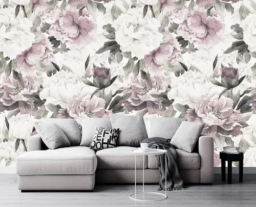 Miniatura 33 de Mural de pared de picos de montaña y bosque para dormitorio, sala de estar, papel tapiz para decoración 158" x 110" (no autoadhesivo)