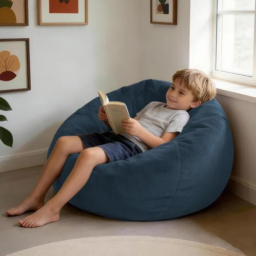 Miniatura 8 de LPMOERA Puf de espuma viscoelástica para niños/adolescentes con relleno redondo para niños, para sala de estar, dormitorio, dormitorio