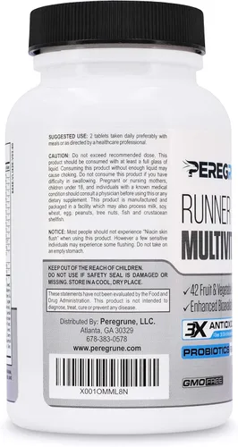 Miniatura 3 de Runner Multivitamínico Vitamina diseñada con antioxidantes y complejo B completo para apoyar la resistencia y la energía Probióticos, alimentos