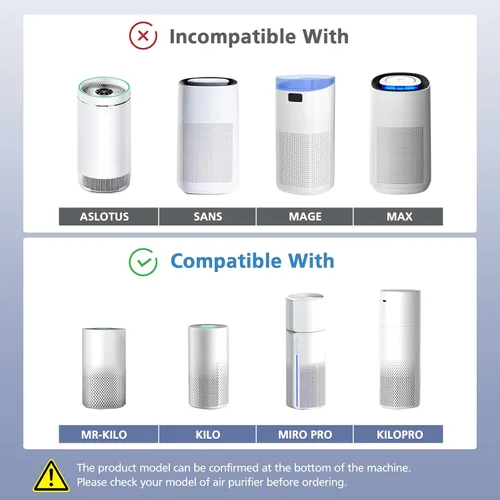 Miniatura 7 de Filtro KILO compatible con Afloia KILO, KILOPLUS, KILOPRO, MIRO, MIRO PRO y MORENTO MR-Kilo, purificador de aire Kalo, sistema de filtración de 3
