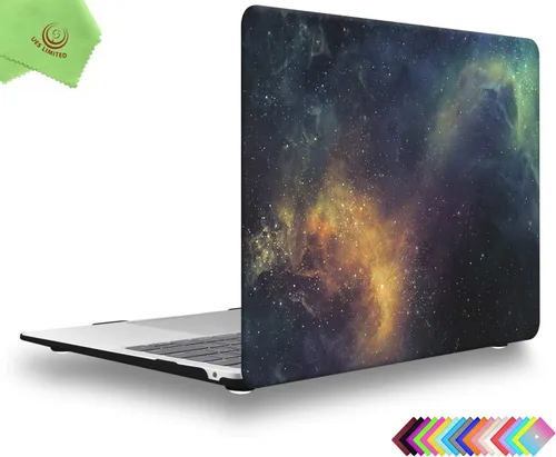 Miniatura 67 de Carcasa para MacBook Air de 13 pulgadas, UESWILL, carcasa rígida mate de tacto suave para MacBook Air de 13 pulgadas (Modelo A1466 / A1369) de Negro