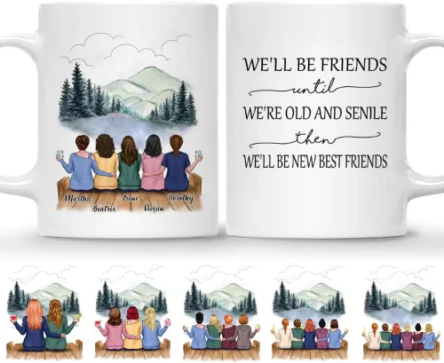 Miniatura 26 de Gossby Taza de café personalizada para hermana, regalo personalizado para hermana con diseño, nombre, perfecta para cumpleaños, Navidad, regalos
