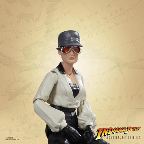 Miniatura 3 de Indiana Jones and The Last Crusade Adventure Series Dr. Elsa Schneider Figura de acción, figuras de acción de 6 pulgadas, juguetes para niños a