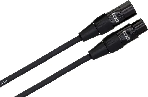 Miniatura 3 de Hosa HMIC-010 - Cable de micrófono Pro, REAN XLR3F a XLR3M, 10 pies