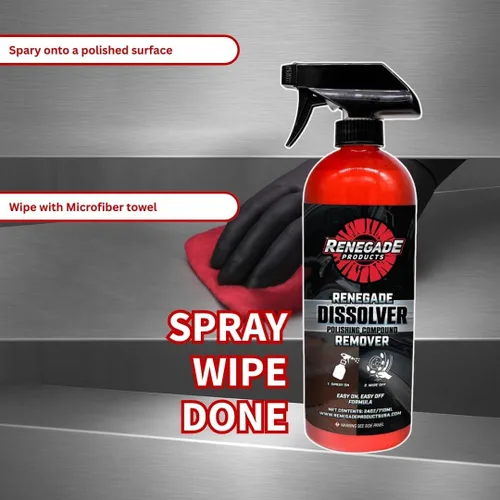 Miniatura 5 de Renegade Disolver - Removedor de compuesto de pulido prémium para una limpieza sin esfuerzo Fuerza industrial, alto rendimiento y fácil de usar