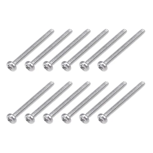 Miniatura 20 de METALLIXITY Tornillos de máquina (M1.0.236 x 0.118 in), 100 unidades, pernos Phillips cruzados de acero inoxidable 304, para instalación de muebles