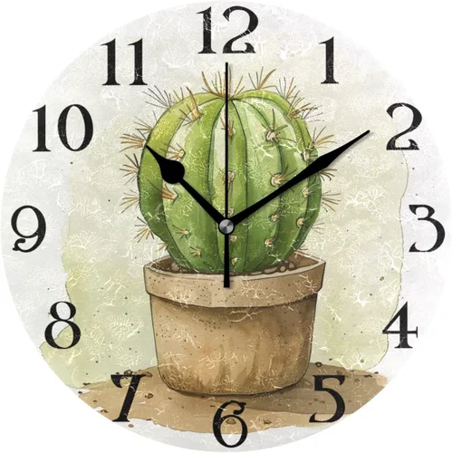 Miniatura 46 de Reloj de pared con mariposas moradas, silencioso, funciona con pilas, floral, sin tictac, decorativo, reloj analógico de cuarzo redondo de 9.5 A01