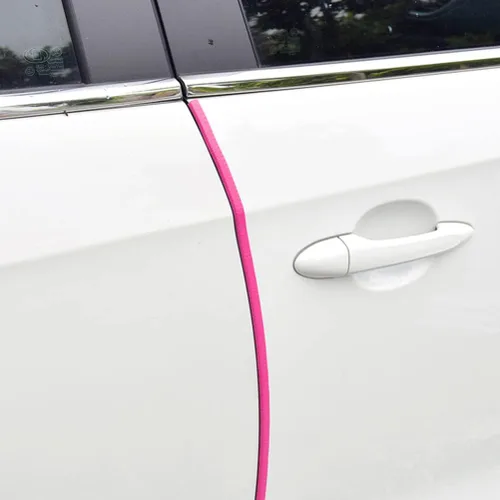 Miniatura 3 de Sewroro Protector de puerta de coche en forma de U flexible para puerta de coche, tira de sellado de puerta de coche, guardias de puerta
