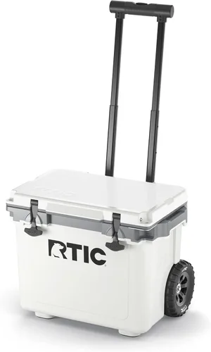 Miniatura 12 de RTIC - Enfriador con ruedas ultraligero de 22 cuartos de galón con asa, caja de hielo portátil aislada para playa, bebidas, camping, picnic, pesca