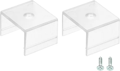 Miniatura 7 de MECCANIXITY Clips de montaje para luces de cuerda, accesorios de soporte de montaje de canal de pared para tira de neón LED de 0.315 in