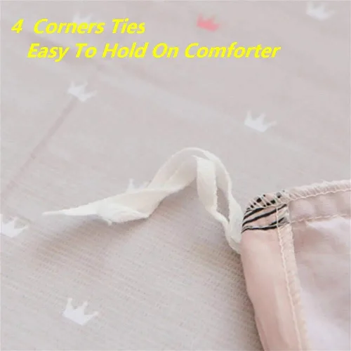 Miniatura 6 de PinkMemory - Juego de funda de edredón de algodón floral, estampado de ramas grises, reversible, con cierre, muy cómodo y transpirable