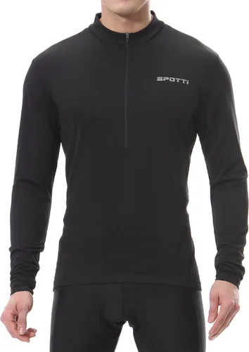Miniatura 2 de Spotti Playera de mangas largas para ciclismo, para hombre. Remera para ciclismo, transpirable y de secado rápido.