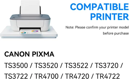 Miniatura 3 de 275 y 276 cartuchos de tinta de repuesto para Canon Ink 275 y 276 PG-275XL CL-276XL utilizado con impresora Canon PIXMA TS3500 TS3522 TS3520 TS3720