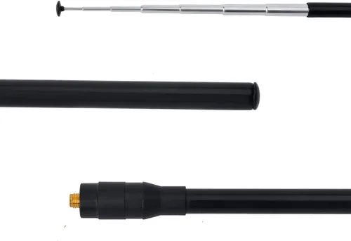 Miniatura 4 de HYS Antena telescópica de banda ancha de 70-1000MHz Antena de radio móvil SMA-hembra para BaoFeng UV5R UV5RE BF-888S Series Kenwood Quansheng TK11