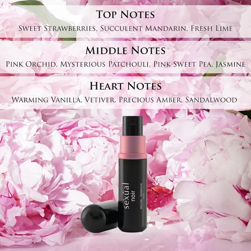 Miniatura 2 de Michel Germain Sexual Noir Eau de Parfum Fragancia en aerosol, notas altas de fresas, mandarina y lima, regalo floral cálido y sensual de larga