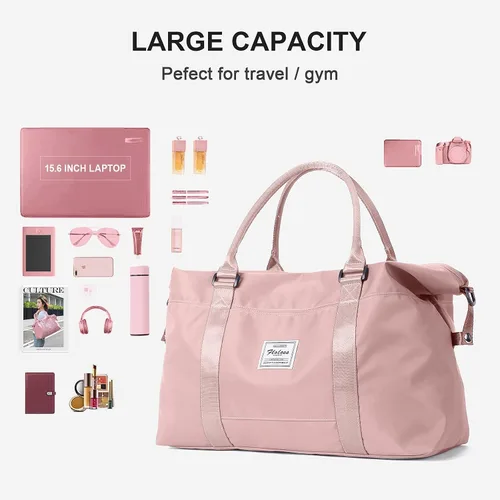 Miniatura 3 de Sport Travel Duffle Bag Large Gym Tote Bag for Women, Weekender Bag Carry on Bag for Airplane, Ladies Beach Bag Overnight Bag Waterproof Bag Luggage
