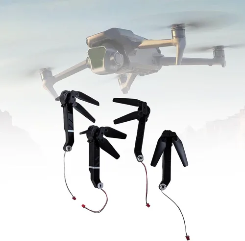 Miniatura 3 de B Baosity Juego de brazos de motor de dron a control remoto, accesorios profesionales ligeros con hélices, brazos de eje para E88 E99 reemplazos
