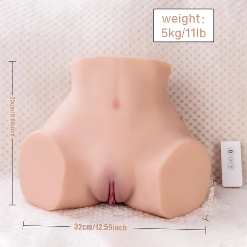 Miniatura 6 de Jaspik - Muñeca sexual automática de 11 libras, masturbador masculino, muñeca sexual realista de succión y vibración con canal anal de vagina