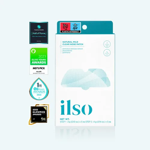 Miniatura 2 de ilso Natural MILD - Parche transparente para nariz, removedor de puntos negros para nariz, poros y espinillas, cuidado de la piel facial, aprobado