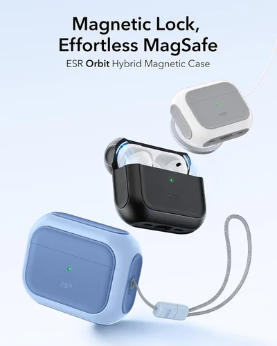 Miniatura 3 de ESR Funda para AirPods Pro 3, Compatible con Funda de AirPods Pro de 3ª Generación (2025), Compatible con MagSafe, Cubierta de Protección Completa