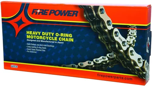 Miniatura 2 de Fire Power 525FPO-120 525 - Cadena resistente con junta tórica, 120 eslabones, color natural