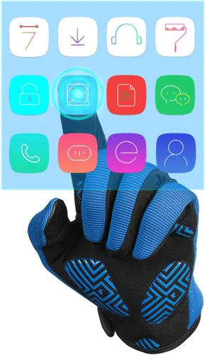 Miniatura 2 de Guantes de ciclismo Guantes deportivos de gel sin dedos y dedos completos para fitness, levantamiento de pesas, carreras, entrenamiento, escalada