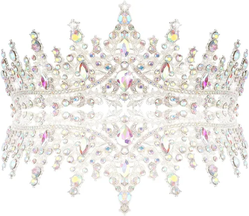 Miniatura 33 de CIEHER - Tiaras y coronas para mujeres y niñas - Regalos de corona para novia, boda, graduación, cumpleaños y Navidad