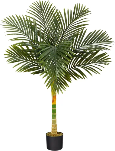 Miniatura 11 de Palmera de areca artificial de caña de oro Nearly Natural