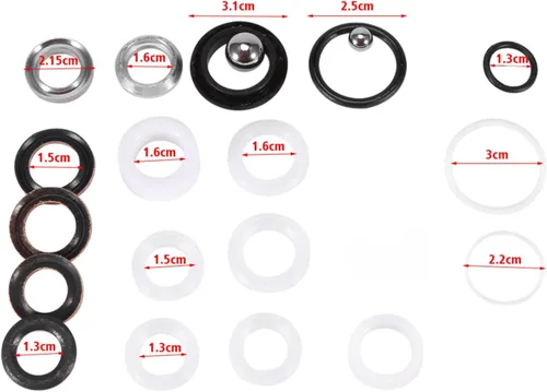 Miniatura 2 de FDIT O Kit de reparación 395 595 495 390 Pulverizador de sello Ultra 390 Piezas Anillos Kit de embalaje de reparación de máquinas de pulverización