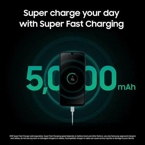 Miniatura 4 de Samsung Teléfono inteligente Galaxy A17 5G, 128 GB, AMOLED grande, cámara de alta resolución, diseño duradero, carga súper rápida, almacenamiento