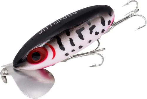 Miniatura 22 de Arbogast Jitterbug Topwater Bass - Señuelo de pesca para pesca nocturna Fire Tiger