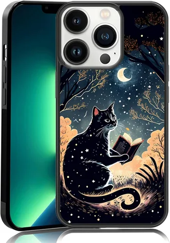 Miniatura 48 de Elegante funda de teléfono con diseño de gato Marie compatible con iPhone 11, funda de encaje dorado para iPhone, a prueba de golpes, rosa fucsia