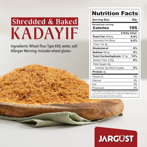 Miniatura 2 de Kataifi horneado y rallado a granel 10 libras, masa de fillo rallada, masa de pastelería, katayif picado, ingrediente para The Viral Dubai Pistachio