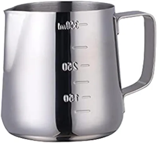 Miniatura 10 de Buyer Star Espumador de leche, espumador de café, herramientas Picher Barista, taza mental de acero inoxidable, accesorios para expreso, kit