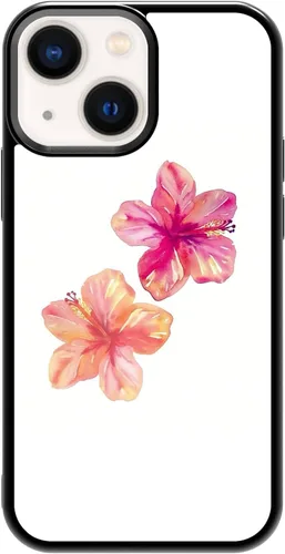 Miniatura 457 de Funda de teléfono de playa de verano a prueba de golpes y protectora con hibisco, bonitas fundas de teléfono para iPhone XR jamaica (Hibiscus Flower)