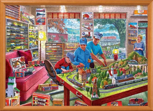 Miniatura 5 de MasterPieces Rompecabezas de 1000 piezas para adultos, familia o jóvenes - The Boy's Playroom - 19.25"x26.75