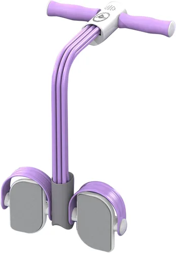 CALIDAKA Cuerda de Tensión Multifunción, Extractor de Pedal de Yoga Elástico de 6 Tubos Banda de Resistencia, Cuerda de Resistencia Extractor de