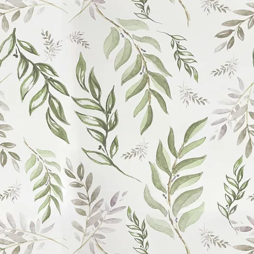Miniatura 12 de Papel tapiz de hojas para despegar y pegar, papel de contacto con hojas de plantas verde oliva/beige, papel de pared botánico vintage, autoadhesivo