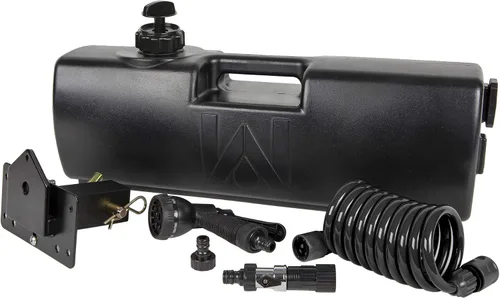 WaterPORT Tanque de agua autopresurizado de 4.0 galones para duchas de campamento, montaje en parachoques o montaje en cama, almacenamiento de agua
