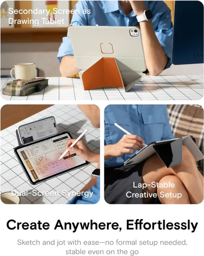 Miniatura 4 de MOFT Funda dinámica tipo folio para iPad Pro de 13 pulgadas (M5 2025 / M4 2024) – [Protección de esquina reforzada] Soporte magnético delgado