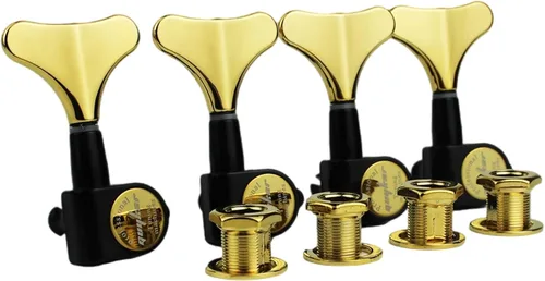 Miniatura 13 de Guyker Afinadores de Bajo para Guitarra (2R + 2L) - Clavijas de afinación con relación 1:17, cabezal sellado, reemplazo de máquina de afinación