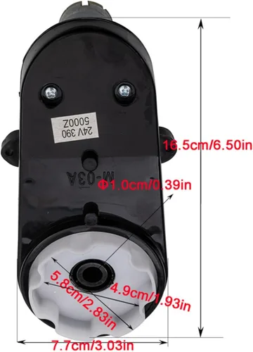 Miniatura 2 de Actualización del motor de Power Wheels: mejora el paseo de tu hijo con la potente caja de cambios del motor de dirección de coche eléctrico de 12 V