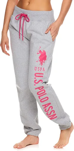 EE.UU. Polo Assn. Essentials - Pantalones deportivos para mujer, pantalones deportivos de rizo francés - Ropa de descanso para mujer