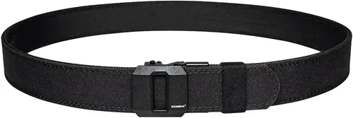 Miniatura 2 de IDOGEAR SPORTS - Cinturón táctico de 1.5" con hebilla ajustable de alta resistencia para pistola EDC Negro