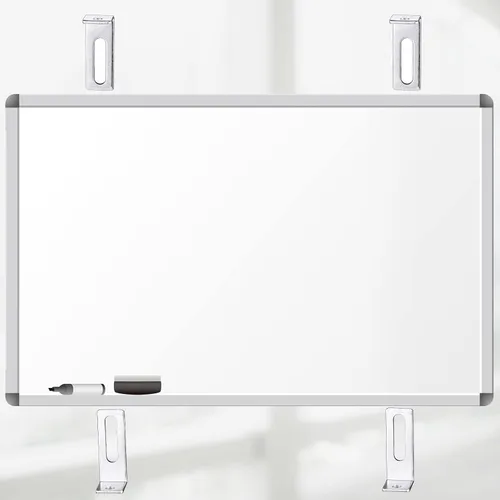 Miniatura 4 de Oudain Juego de 20 soportes de pared, accesorios de montaje para pizarra blanca, kit de accesorios de instalación de pared, soportes de montaje