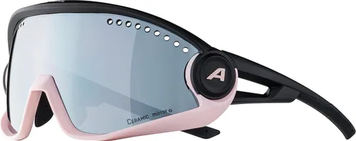 Miniatura 2 de ALPINA Gafas de sol deportivas con 100% protección UV para hombres y mujeres, ciclismo, correr, protección lateral extraíble, 5W1NG Todo negro mate