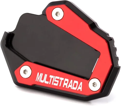 Placa de soporte de extensión para soporte lateral de motocicleta compatible con Ducati Multistrada V4 V4S 950 950S 1200 1200S 1260 1260S | Soporte