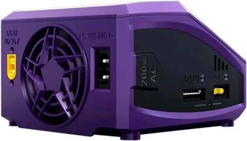 Miniatura 8 de Q200neo - Cargador de batería inteligente AC/DC, cargador de equilibrio Lipo de 200 W CA/400 W CC para LiPo LiHV Li-ion Life de 1-6S, NiMH NiCd Pb
